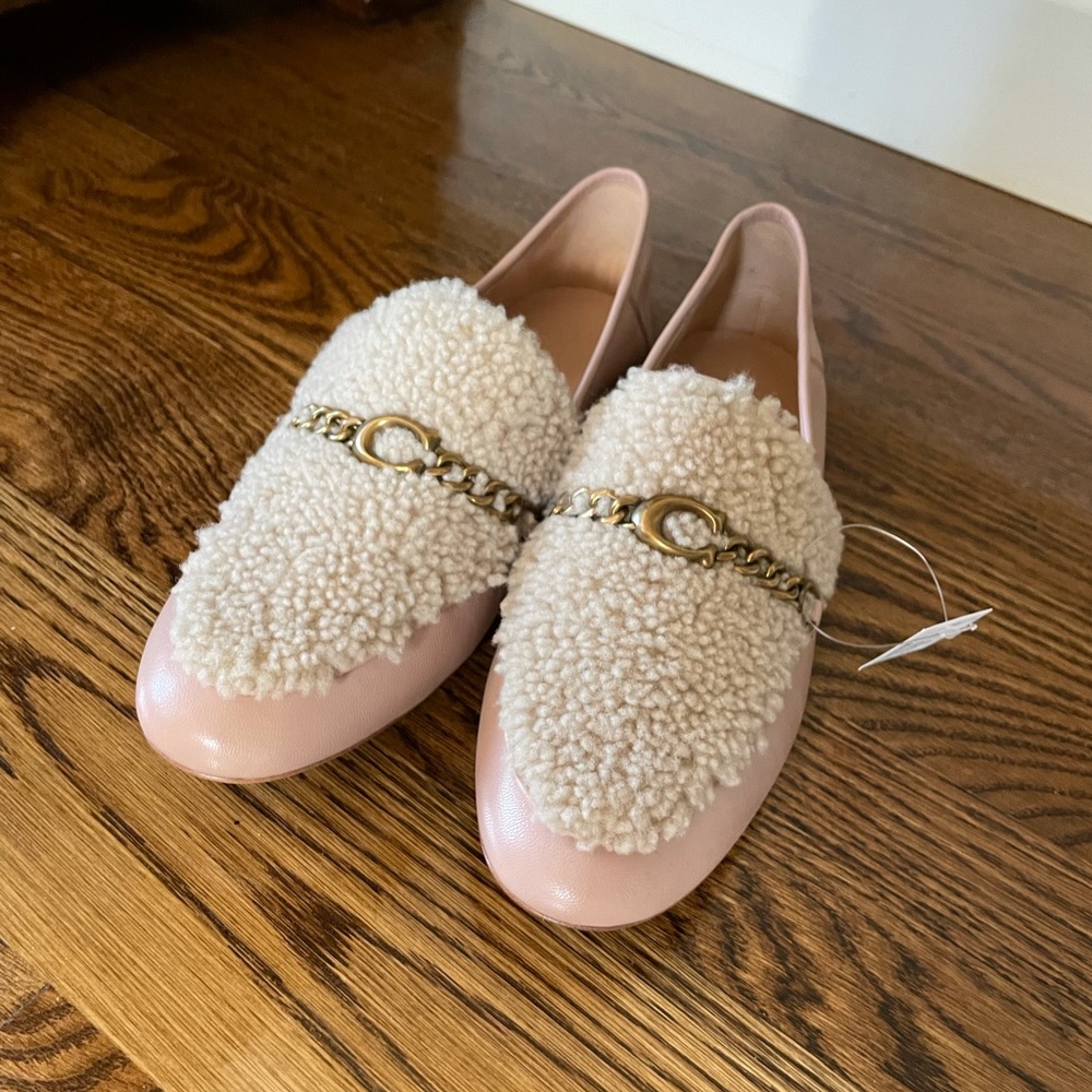 Vintage Sheep Fur Coach Shoes